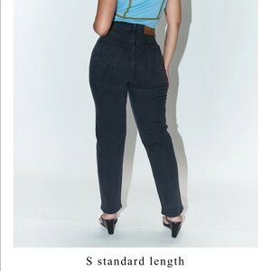 Fashion Brand Company TALL Nap Jeans for big butts black denim